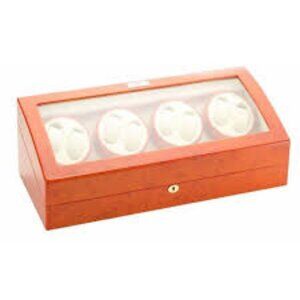 Diplomat Estate Burl Wood 8 Watch Winder 31-419